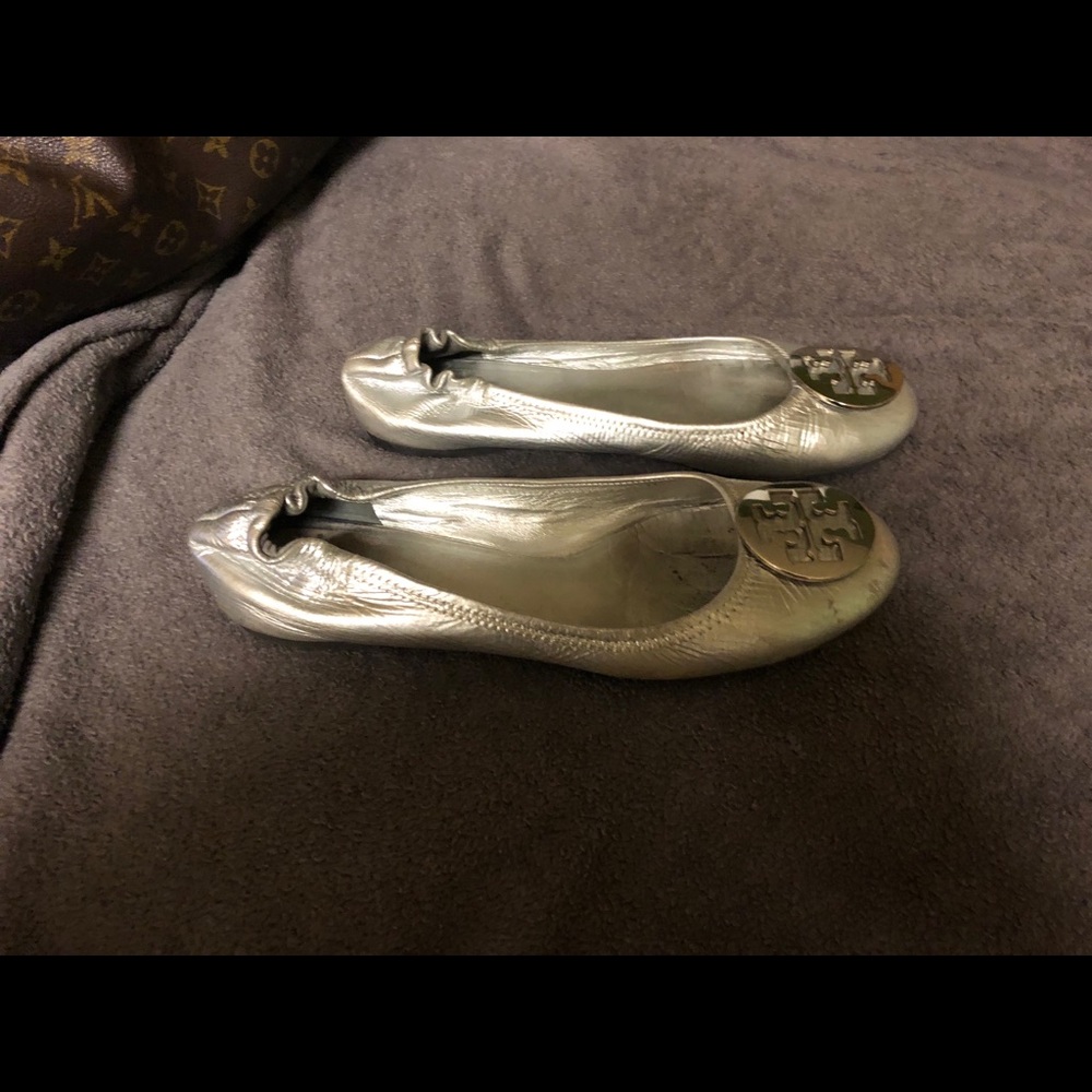Tory Burch Ballet flats Silver